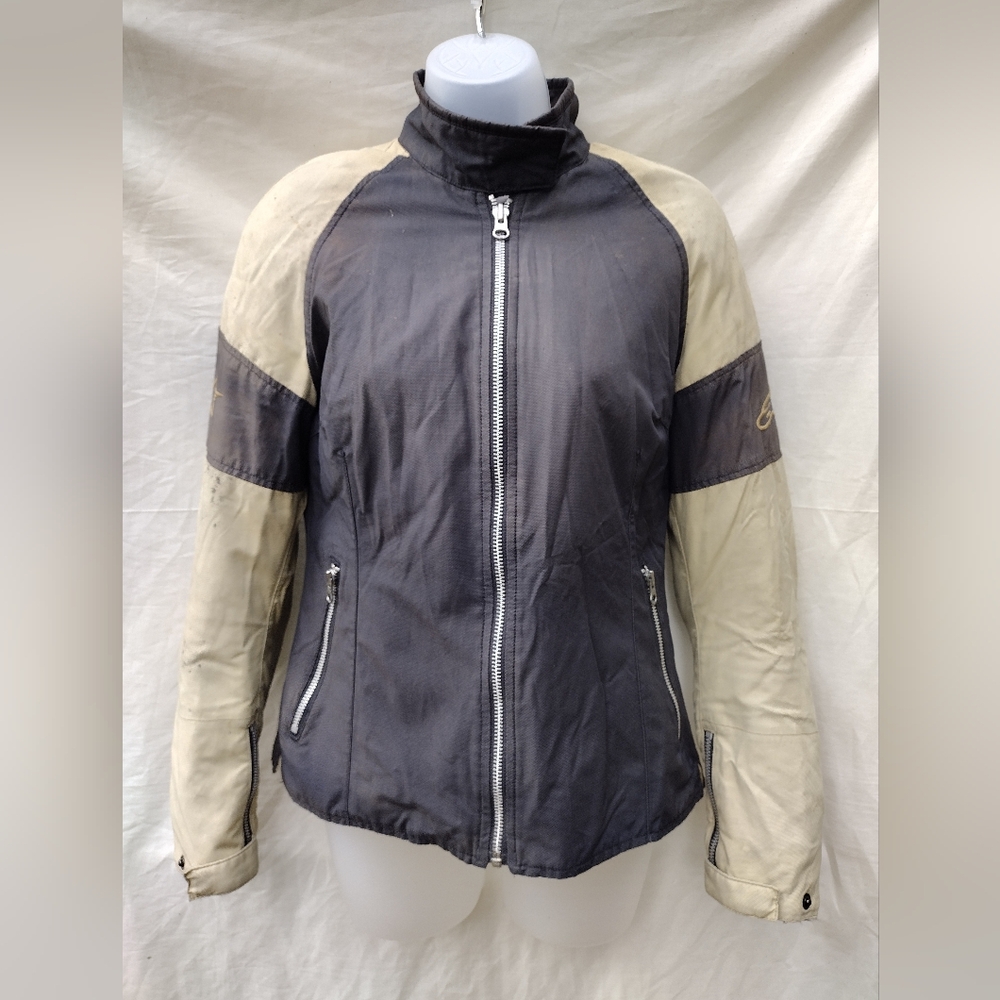 Alpinestars Textile Motorcycle Jacket Women's S Shoulder Elbow Pads Vintage